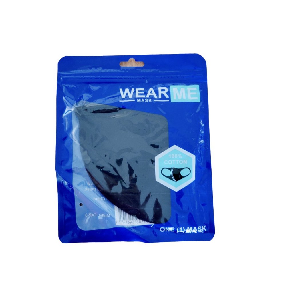 2PKS) WEAR ME Fashion Facial Mash 100% Cotton